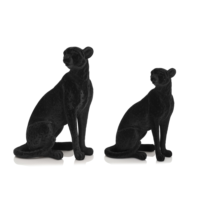 Gyanta kézművesség Északi pelyhesítő leopárd otthoni iroda puha dekoráció dekoráció divat ajándék kreatív design