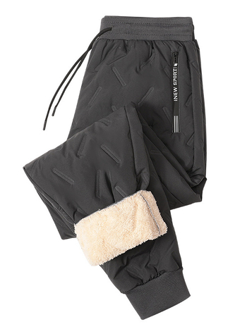 Εξαιρετικά χαμηλή τιμή για τρέξιμο, ζεστό ανδρικό παντελόνι για το φθινόπωρο και τον χειμώνα με επένδυση από φλις, χοντρό βαμβακερό παντελόνι, casual παντελόνι, ανθεκτικό στο κρύο, μακρύ casual παντελόνι.