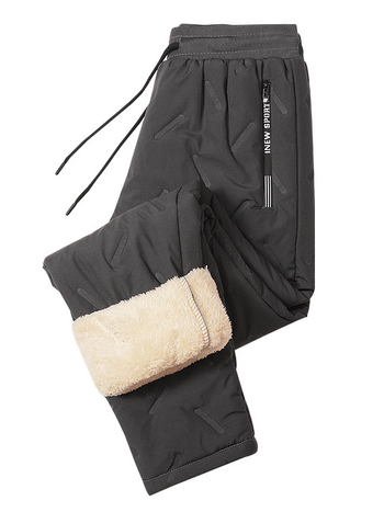 Εξαιρετικά χαμηλή τιμή για τρέξιμο, ζεστό ανδρικό παντελόνι για το φθινόπωρο και τον χειμώνα με επένδυση από φλις, χοντρό βαμβακερό παντελόνι, casual παντελόνι, ανθεκτικό στο κρύο, μακρύ casual παντελόνι.