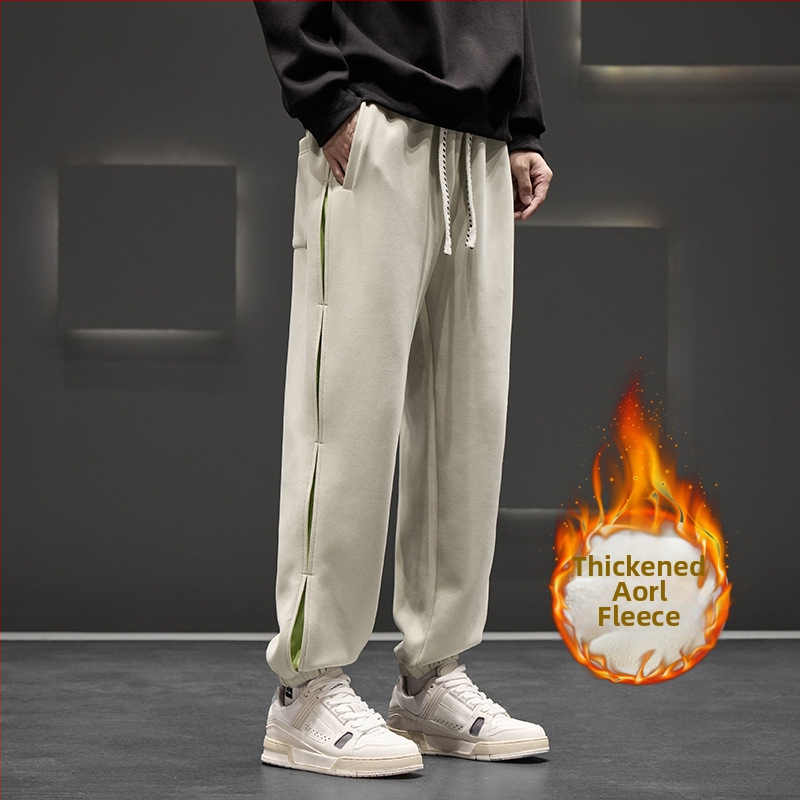 Плетени панталони, увеличаващи размера на пръстите, 69F, контрол на цената, плюс размер, плюс дебели, с поларена подплата, удебеляване