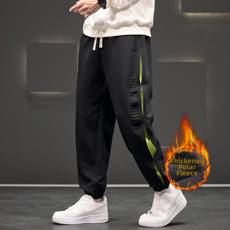 Плетени панталони, увеличаващи размера на пръстите, 69F, контрол на цената, плюс размер, плюс дебели, с поларена подплата, удебеляване