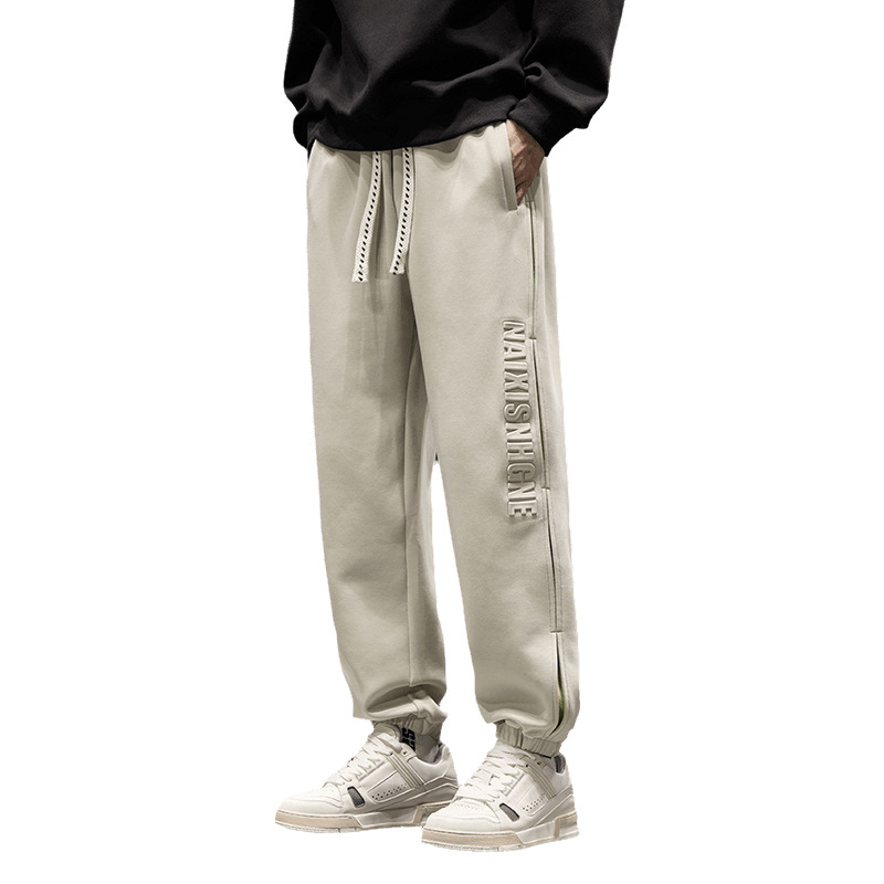 Adītas bikses, kas palielina sporta bikses JY purngalu 69F cenu kontrole plus izmērs plus resnas vilnas oderes sabiezējums