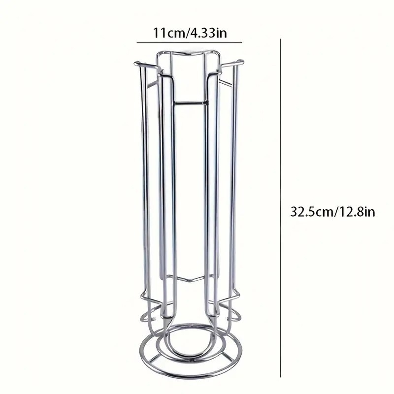Határokon átnyúló forró kávé kapszula állvány fekete galvanizált vas tároló állvány kreatív multifunkcionális kávé kapszula tároló állvány