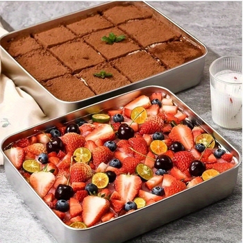 Δίσκος πετσετών από ανοξείδωτο ατσάλι, 10 τεμάχια, κουτί Crisper με καπάκι, τετράγωνος δίσκος, τετράγωνο κουτί, τετράγωνος δίσκος προετοιμασίας νιπτήρα, εξαγωγή