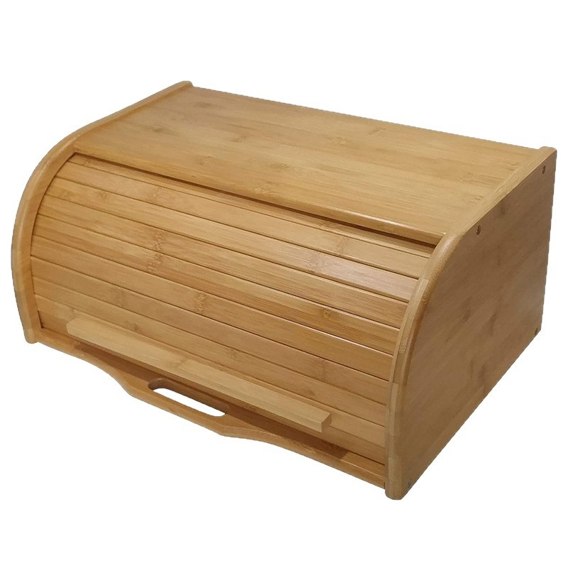 Individualizuota medinė duonos dėžutė, atspari dulkėms, vitrina, pyragaičių, vaisių laikymo dėžutė, bambuko medienos laikymo dėžutė, išardoma ir surinkta laikymo dėžutė