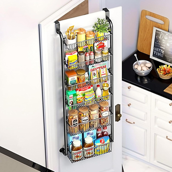 Be skylių, lengvai montuojamas, be pėdsakų, galinis pakabinamas krepšys durims, daugiafunkcis, keturių sluoksnių, penkių sluoksnių, vietą taupantis galinis pakabinamas krepšys durims, laikymo lentynėlė