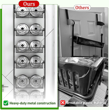 Be skylių, lengvai montuojamas, be pėdsakų, galinis pakabinamas krepšys durims, daugiafunkcis, keturių sluoksnių, penkių sluoksnių, vietą taupantis galinis pakabinamas krepšys durims, laikymo lentynėlė