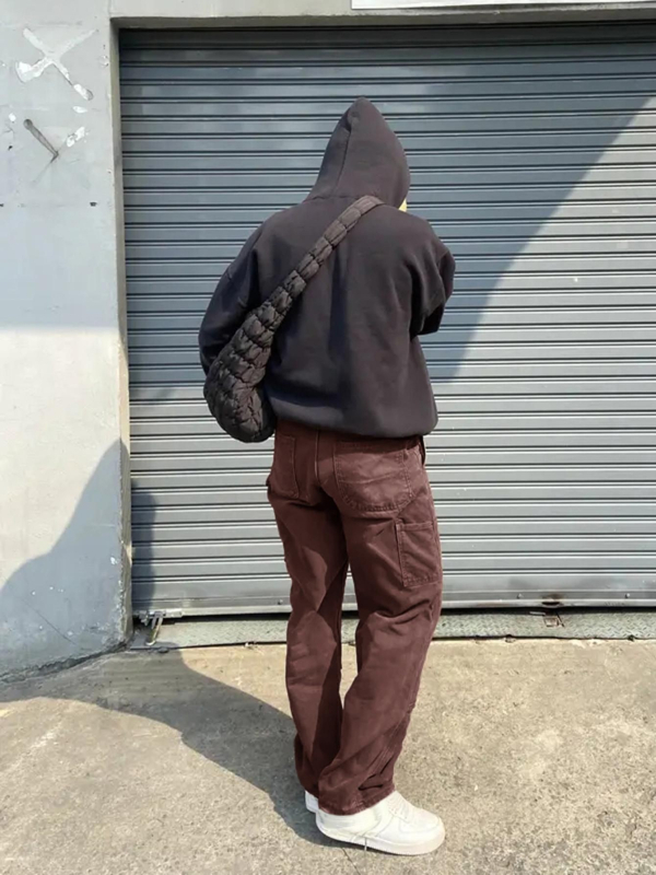 Férfi TEMU/SHUEIN nyomon követhető farmernadrág