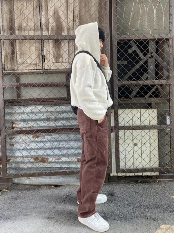 Férfi TEMU/SHUEIN nyomon követhető farmernadrág