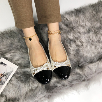 Εξωτερικό Εμπόριο Διασυνοριακά Μικρά Αρωματικά Επίπεδα Παπούτσια Άνοιξη και Καλοκαίρι Vintage Όλα τα παπούτσια μονής στρώσης Γυναικεία Στρογγυλά Δάχτυλα Casual Γυναικεία Παπούτσια