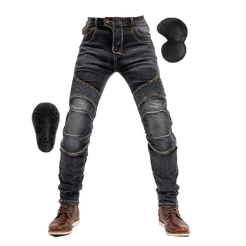 Mootorratta Kevlari sõidupüksid, küljelukuga mootorratta teksad, nelja aastaaja õhukesed elastsed nähtamatud kaitsmed