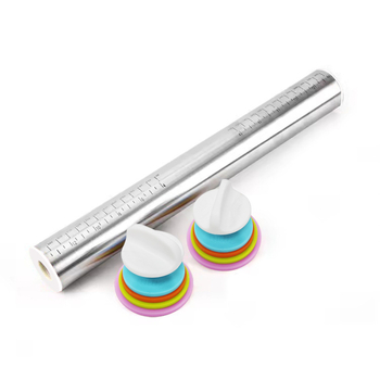 Διασυνοριακά αποκλειστικά σε απόθεμα από ανοξείδωτο ατσάλι, ρυθμιζόμενο πάχος, πλάστης, ζυγαριά, ραβδί για αλεύρι, εργαλείο κουζίνας