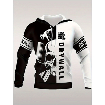 2025 Európa és az Egyesült Államok határokon átnyúló férfi 3D digitális nyomtatású kapucnis pulóver 1 férfi divatos hétköznapi kapucnis pulóver