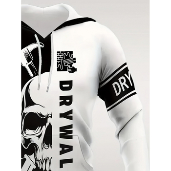 2025 Европа и Съединените щати трансграничен мъжки суичър с 3D дигитален печат 1 мъжки моден ежедневен суичър с качулка