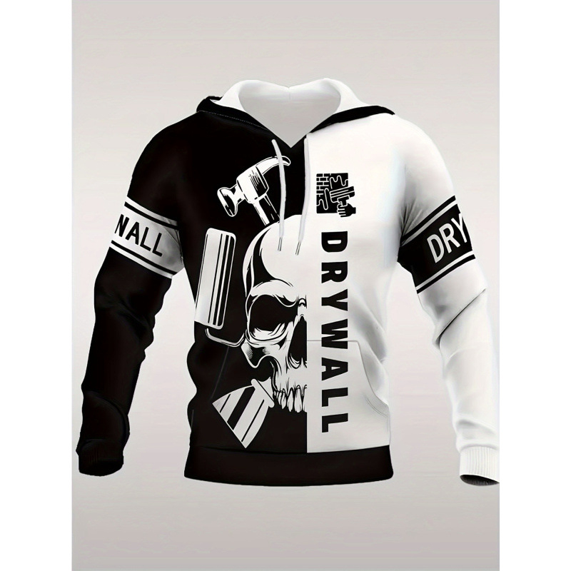 2025 Európa és az Egyesült Államok határokon átnyúló férfi 3D digitális nyomtatású kapucnis pulóver 1 férfi divatos hétköznapi kapucnis pulóver