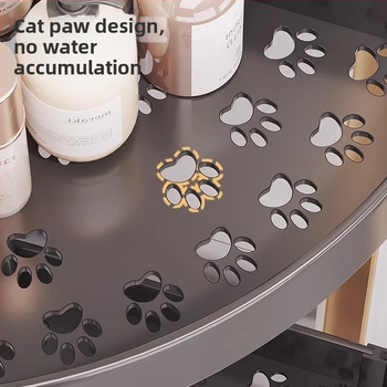 Η θήκη αποθήκευσης μπάνιου υποστηρίζει κρυπτογραφημένη γωνιακή θήκη αποθήκευσης, θήκη αποθήκευσης κουζίνας χωρίς τρυπήματα, θήκη αποθήκευσης πολλαπλών στρώσεων