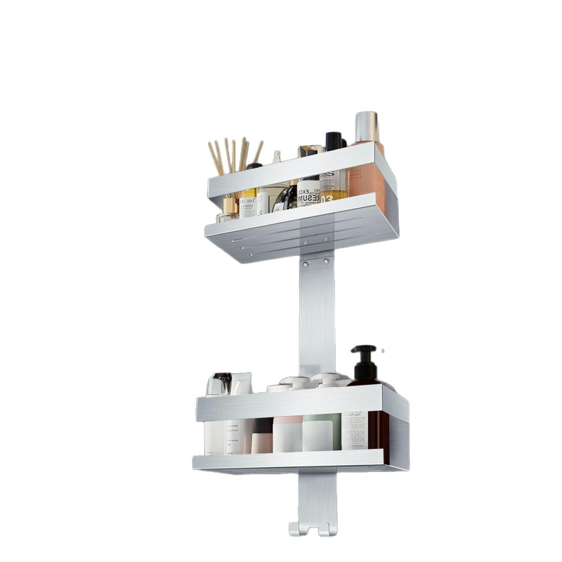 Vonios kambario daiktų laikymo lentyna, durų pakabinama lentyna be perforavimo, sieninė pakabinama lentyna, daugiasluoksnė pakabinama krepšelių laikymo lentyna, vonios kambario reikmenų laikymo lentyna