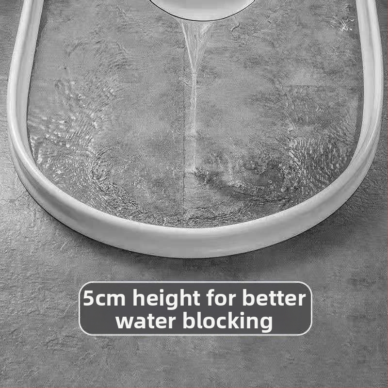 Силиконова огъваща се водна бариера, артефакт за баня, водоустойчива бариера, водна бариера за тоалетна, водна бариера за душ, подова бариера