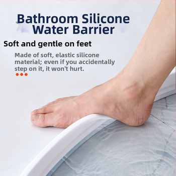 Vandens barjeras tualetui, vonios kambariui, lankstus dušo kambario vandens barjeras, sausai ir šlapiai atskirianti juosta, lipni vandens barjero juosta
