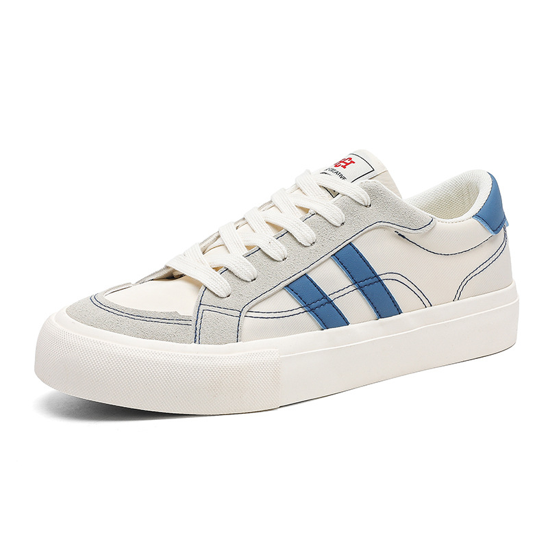 Klasiskas divdaļīgas vīriešu kurpes, modernas nišas, vienkāršas, populāras, lietussargu auduma, studentu audekla kurpes, sporta ikdienas kedas