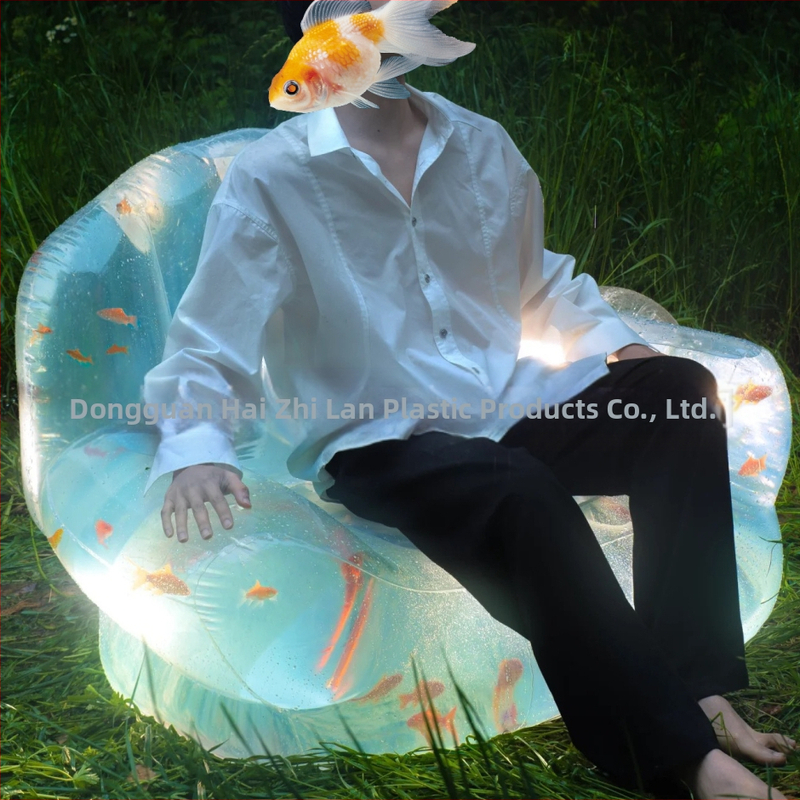 Фабрично готов надуваем интернет диван за снимки на знаменитости, пълен с вода, надуваем диван за съхранение