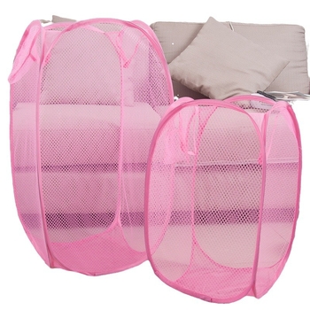 Πτυσσόμενο φορητό καλάθι πλυντηρίου με πλέγμα Καλάθι βρώμικων ρούχων Αποθήκευση οικιακής χρήσης Αποθήκευση παιδικών παιχνιδιών Αποθήκευση ρούχων