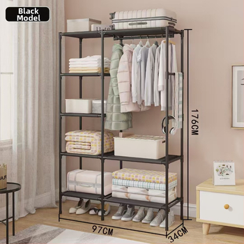 Piiriülesed plahvatused Multifunktsionaalne riidepuu riidepuu magamistoa põrandale tasuline riiul lihtne riidepuu hoiuruum