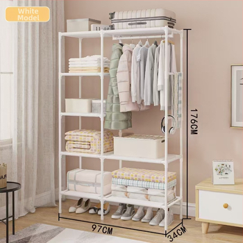 Piiriülesed plahvatused Multifunktsionaalne riidepuu riidepuu magamistoa põrandale tasuline riiul lihtne riidepuu hoiuruum