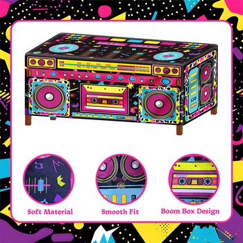 Ρετρό Ντίσκο Ραδιόφωνο σε Σχήμα Κάλυμμα Τραπεζιού Είδη Διακόσμησης Πάρτι Φεστιβάλ Κάλυμμα Τραπεζιού Διακόσμηση Πάρτι