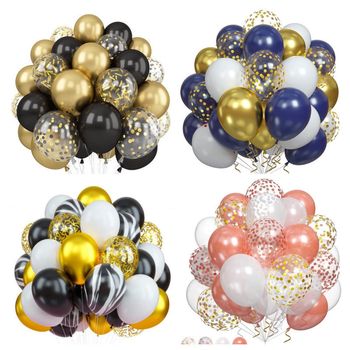 Ristpiiriline 50tk mitmevärvilist õhupalliketi pakendit, stseeni kaunistuseks mõeldud õhupalli sünnipäevapeoks, pulmakomplekt lateksist õhupallideks