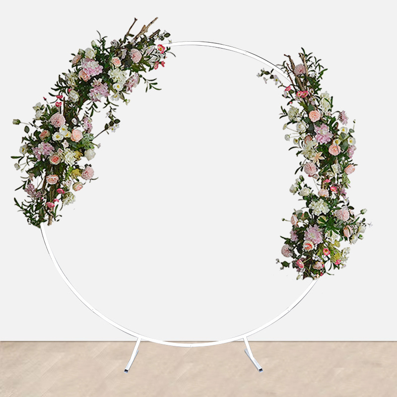 Piiriülene pulmakaare rauast riiul Pulma teekatte rekvisiidid Lava tausta kaunistus Pulmad Pulmakaare kronstein