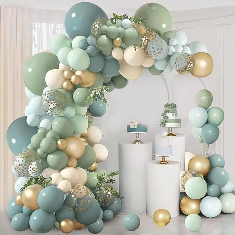 Sünnipäeva õhupallide komplekt interneti kuulsuste poisi ja tüdruku sünnipäeva pulmade kaunistamine atmosfääri paigutus õhupallide kombinatsioon