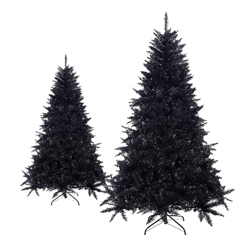 Προσαρμοσμένο χριστουγεννιάτικο κρυπτογραφημένο μεγάλο μαύρο χριστουγεννιάτικο δέντρο σε απόθεμα, εξωτερικά χριστουγεννιάτικα στολίδια για εμπορικά κέντρα, προσαρμοσμένα δώρα