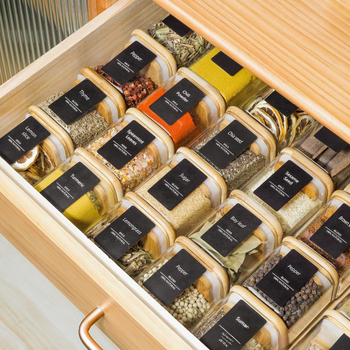 Κατασκευαστής Χονδρικής Προσαρμοσμένο Υψηλής Βοριοπυριτικής Διαφανές Γυαλί Τετράγωνο Σφραγισμένο Βάζο Οικιακής Κουζίνας χωρίς Σιτηρά Βάζο Αποθήκευσης Σιτηρών