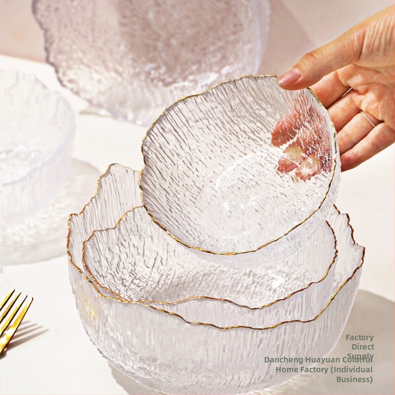 Kristályüveg gyümölcstányér, akadálymentesített luxus otthoni nappali dohányzóasztal, cukorkakiállítási tányérkosár, salátástál 2025 új gyümölcstányér