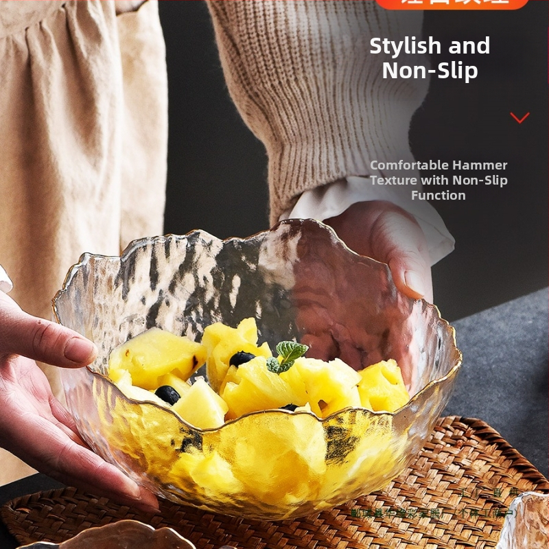 Krištolinio stiklo vaisių lėkštė, pritaikyta prabangiems namams, svetainė, kavos staliukas, saldainių demonstravimo lėkštė, krepšelis, salotų dubuo, 2025 m. nauja vaisių lėkštė