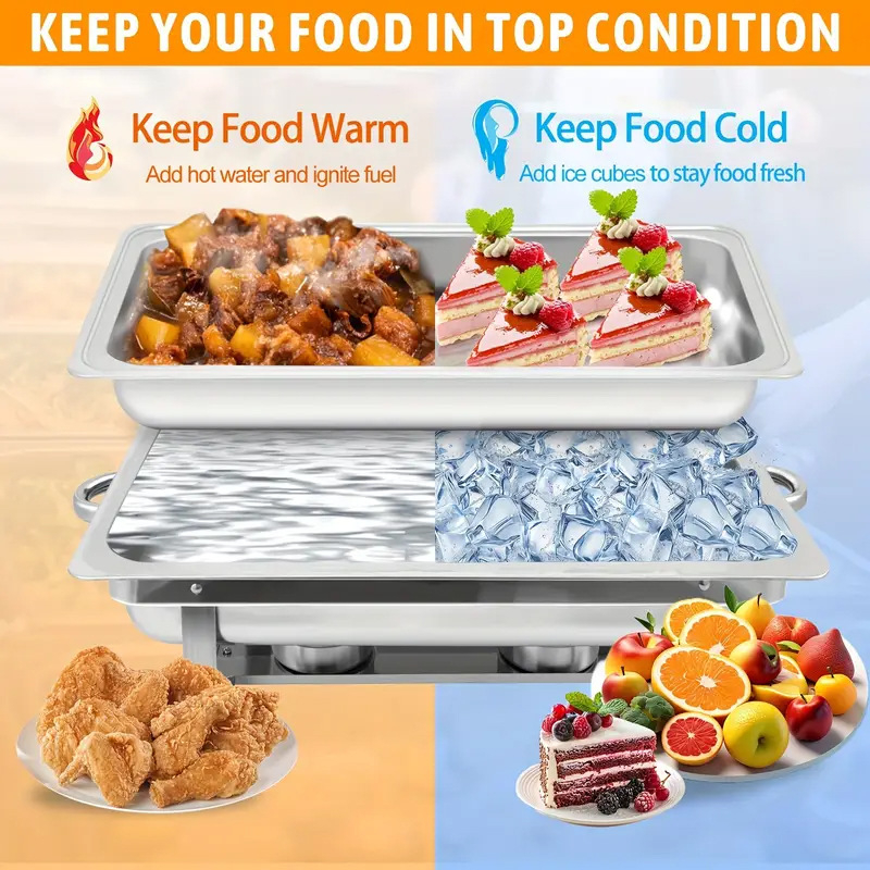 Nerūdijančio plieno savitarnos viryklė, kieto alkoholio viryklė, viešbučio sulankstoma šilumos išsaugojimo viryklė, maisto šildymo konteinerio savitarnos viryklė