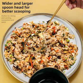 Nerūdijančio plieno indai, šaukštas, bufetas, viešas, ilgesni indai, šaukštas, namų apyvokos reikmenys, viešbutis, viešas šaukštas, salotos, šaukštas, salotos, šakutė