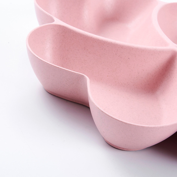 Χαριτωμένο πιάτο φρούτων με γεύση σιταριού σε σχήμα λουλουδιού, πιάτο φρούτων, πιάτο σπόρων πεπονιού, πιάτο αποξηραμένων φρούτων, πλαστικό σνακ γραφείου, κουτί καραμελών πολλαπλών πλεγμάτων