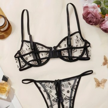 Σουτιέν με σέξι κεντημένη δαντέλα και καλοκαιρινό σουτιέν Push-Up Pure Desire, με μεγάλο στήθος που δείχνει το μικρό σουτιέν κατά της χαλάρωσης