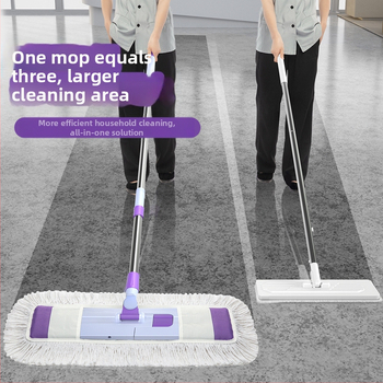 48 ώρες αποστολής Νέο μεγάλο μέγεθος 2025 σφουγγαρίστρα στεγνή και υγρή οικιακή επίπεδη σφουγγαρίστρα Lazy Person σφουγγαρίστρα το δίκτυ δαπέδου Mop God
