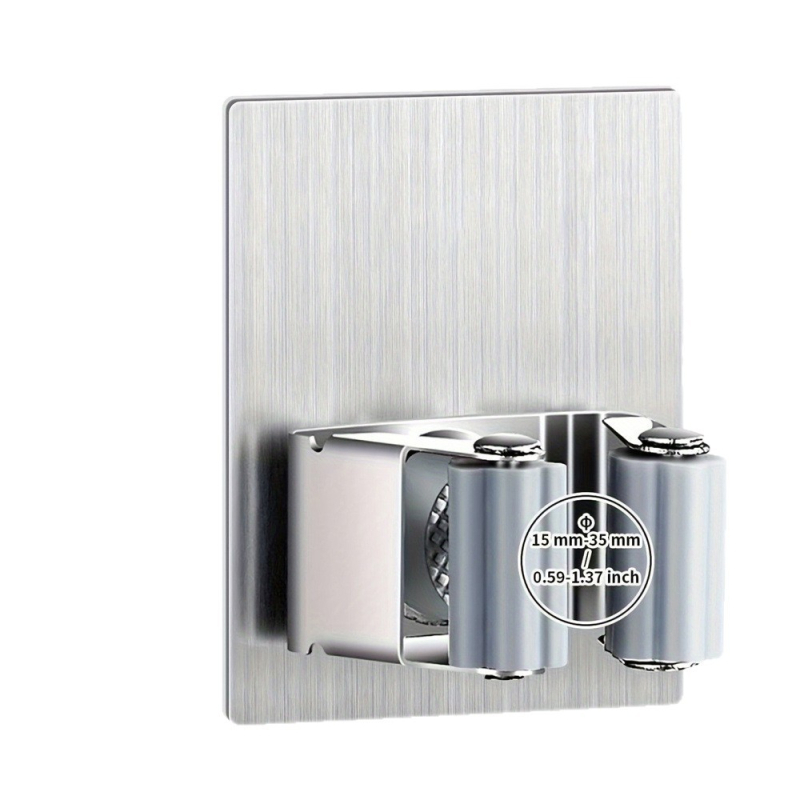 Prekogranična kuka za mop, kopča za mop, zidna kopča za metlu bez bušilice, jaka ljepljiva kopča za pohranu