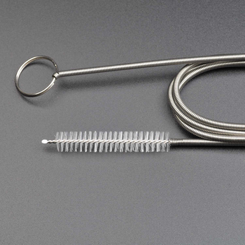 Šaldytuvo išleidimo angos žemsiurbės šepetys valymo įrankis šaldymo patalpos išleidimo vamzdis vanduo ledas užsikimšimas žemsiurbės valymas