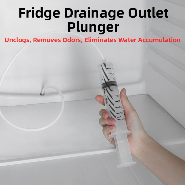 Инструмент за почистване на дренажна четка за дренаж на хладилник, дренажна тръба за студено помещение, дренажна тръба за почистване на запушвания с вода и лед