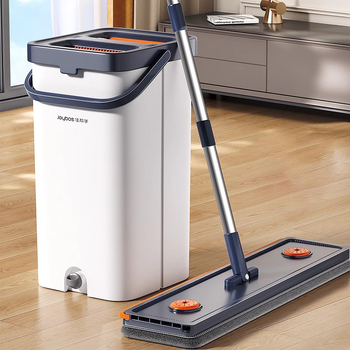 Jiabanshou mopp koduseks kasutamiseks, ühe pühkimisega puhas 2025. aasta uus mudel, käed-vabad pestav lame mopp märg- ja kuivkasutuseks, kaabitsaga mopi võluriist