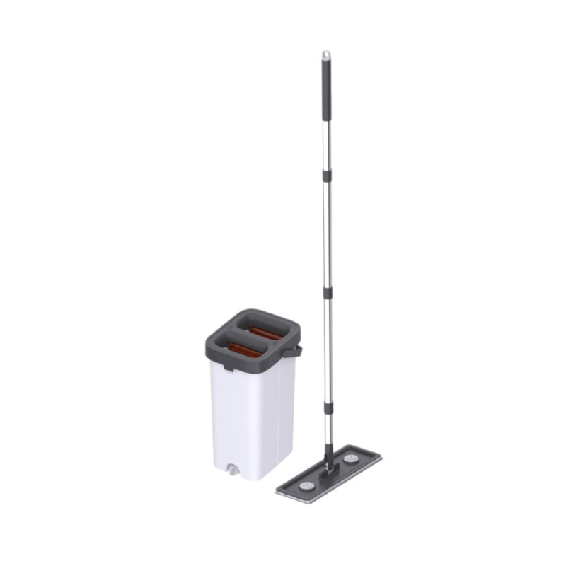 Jiabanshou mopp koduseks kasutamiseks, ühe pühkimisega puhas 2025. aasta uus mudel, käed-vabad pestav lame mopp märg- ja kuivkasutuseks, kaabitsaga mopi võluriist