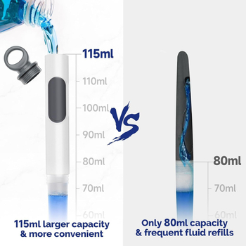 Határokon átnyúló szilikon folyadékkal adalékolt WC-kefe holt sarkok nélkül WC-tisztító kefe WC WC WC-spray víz puha sörték