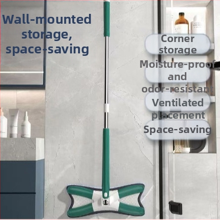 Моп тип „пеперуда“, X-образен моп, мързелив моп за миене на ръце, сухо и мокро почистване, моп с двойна употреба, моп за домакинство, нов моп