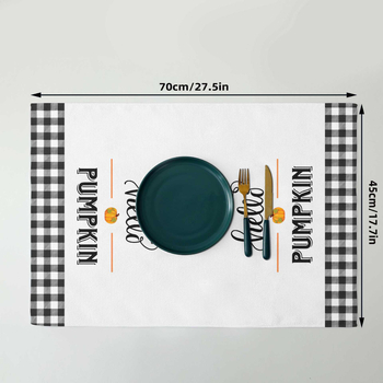 „Temu Shein“ gamyklos ženklinimas, tiesioginio pristatymo spausdintas virtuvinis rankšluostis, rudens moliūgų indų šveitimo pagalvėlė