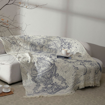 Starry Sky Horse bumbac pur cu patru straturi de tifon pătură multifuncțională pătură lenjerie de pat husă canapea prosop moale respirabil prosop pilotă